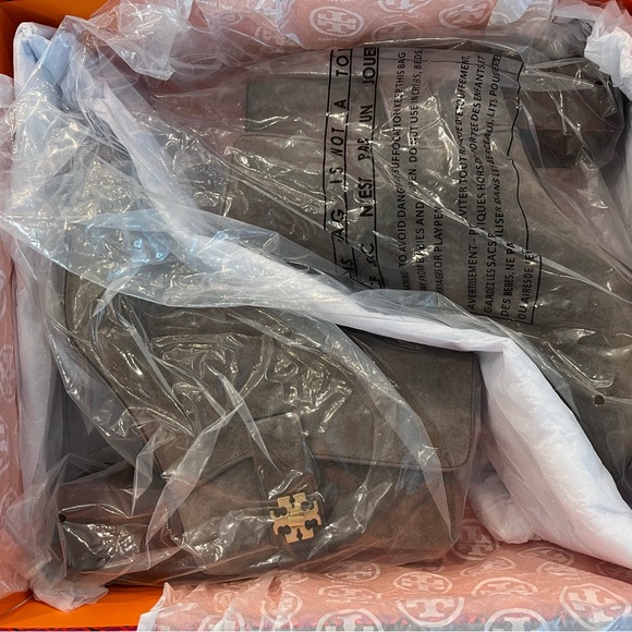 TORY BURCH- Kira 70mm Suede Bootie. 8.5 - Picture 12 of 13